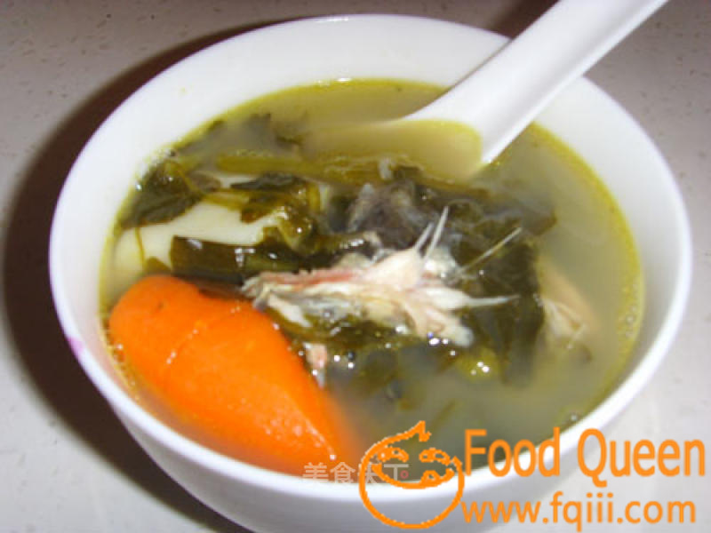 The practice of watercress crucian carp soup