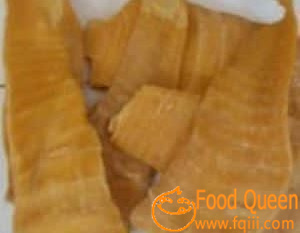 Dried bamboo shoots