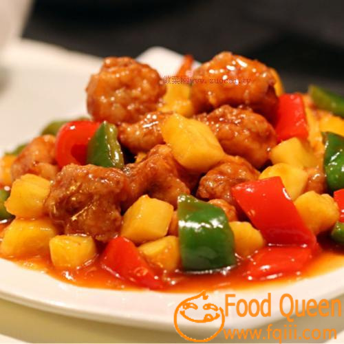 How to make sweet and sour pork with pineapple